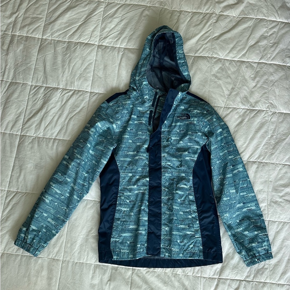 The North Face Windbreaker Girls Size 10-12 Blue